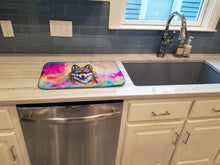 Load image into Gallery viewer, Hippie Animal Wolf Dish Drying Mat