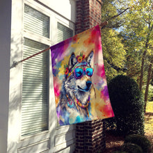 Load image into Gallery viewer, Hippie Animal Wolf House Flag