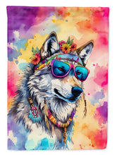 Load image into Gallery viewer, Wolf Garden Flag - Hippie Aniimals - Animal-Themed Yard Decor