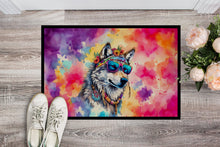 Load image into Gallery viewer, Hippie Animal Wolf Doormat-24x36 Indoor / Outdoor Rug | Made in USA