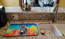Load image into Gallery viewer, Hippie Animal Zebra Dish Drying Mat