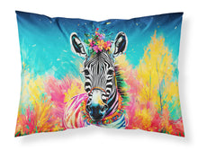 Load image into Gallery viewer, Hippie Animal Zebra Standard Pillowcase – Artistic Decorative Front, White Back