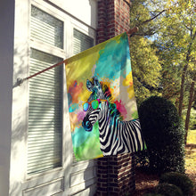 Load image into Gallery viewer, Hippie Animal Zebra House Flag