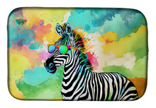 Load image into Gallery viewer, Hippie Animal Zebra Dish Drying Mat