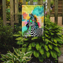 Load image into Gallery viewer, Zebra Garden Flag - Hippie Aniimals - Animal-Themed Yard Decor