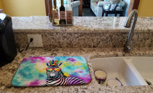 Load image into Gallery viewer, Hippie Animal Zebra Dish Drying Mat