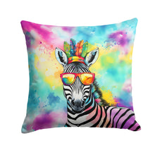 Load image into Gallery viewer, Hippie Animal Zebra Throw Pillow - 14x14 Decorative Pillow – Art for Your Home &amp; Patio