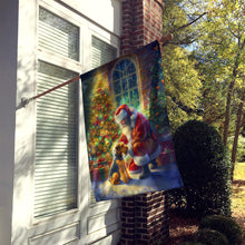 Load image into Gallery viewer, Airedale Terrier and Santa Claus House Flag