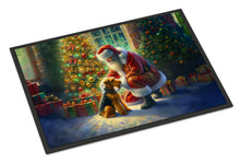 Load image into Gallery viewer, Airedale Terrier and Santa Claus Doormat