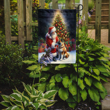 Load image into Gallery viewer, Akita with Santa Garden Flag – Christmas Dog Yard Decor