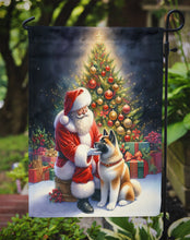 Load image into Gallery viewer, Akita with Santa Garden Flag – Christmas Dog Yard Decor