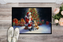 Load image into Gallery viewer, Akita and Santa Claus Doormat-24x36 Indoor / Outdoor Rug | Made in USA