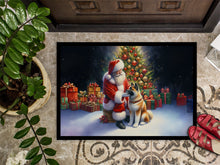 Load image into Gallery viewer, Akita and Santa Claus Doormat