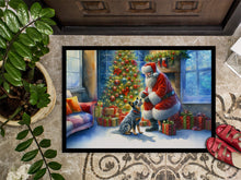 Load image into Gallery viewer, Australian Cattle Dog and Santa Claus Doormat