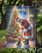 Load image into Gallery viewer, Australian Terrier with Santa Garden Flag – Christmas Dog Yard Decor