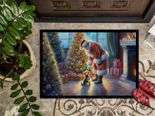 Load image into Gallery viewer, Australian Terrier and Santa Claus Doormat-24x36 Indoor / Outdoor Rug | Made in USA