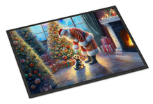 Load image into Gallery viewer, Australian Terrier and Santa Claus Doormat