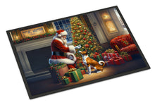 Load image into Gallery viewer, Basenji and Santa Claus Doormat