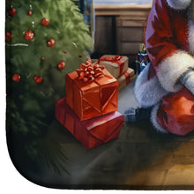 Load image into Gallery viewer, Beagle and Santa Claus Dish Drying Mat