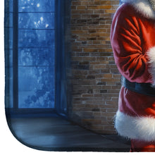 Load image into Gallery viewer, Bedlington Terrier and Santa Claus Dish Drying Mat