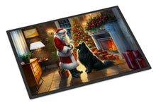 Load image into Gallery viewer, Belgian Sheepdog and Santa Claus Doormat