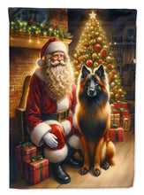 Load image into Gallery viewer, Belgian Tervuren and Santa Claus House Flag