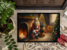 Load image into Gallery viewer, Belgian Tervuren and Santa Claus Doormat