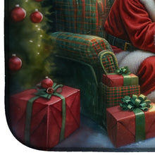 Load image into Gallery viewer, Bernese Mountain Dog and Santa Claus Dish Drying Mat