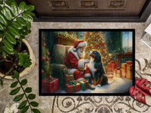 Load image into Gallery viewer, Bernese Mountain Dog and Santa Claus Doormat - 18X27 Indoor / Outdoor Rug | Made in USA