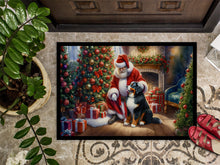 Load image into Gallery viewer, Bernese Mountain Dog and Santa Claus Doormat-24x36 Indoor / Outdoor Rug | Made in USA