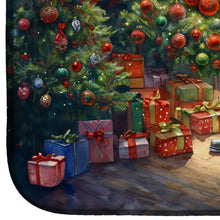 Load image into Gallery viewer, Bluetick Hound and Santa Claus Dish Drying Mat