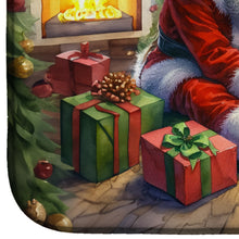 Load image into Gallery viewer, Bluetick Hound and Santa Claus Dish Drying Mat