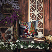 Load image into Gallery viewer, Boston Terrier and Santa Claus Throw Pillow