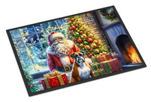 Load image into Gallery viewer, Boxer and Santa Claus Doormat-24x36 Indoor / Outdoor Rug | Made in USA