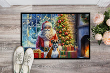 Load image into Gallery viewer, Boxer and Santa Claus Doormat - 18X27 Indoor / Outdoor Rug | Made in USA