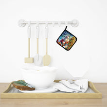 Load image into Gallery viewer, Boxer and Santa Claus Pot Holders - Set of 2 Decorative Kitchen Helpers | Made in the USA