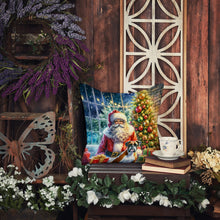 Load image into Gallery viewer, Boxer and Santa Claus Throw Pillow