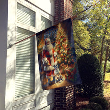 Load image into Gallery viewer, Boxer and Santa Claus House Flag