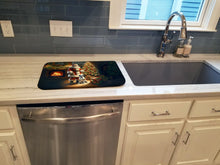 Load image into Gallery viewer, Boxer and Santa Claus Dish Drying Mat