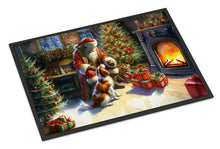 Load image into Gallery viewer, Brittany and Santa Claus Doormat