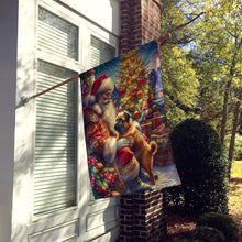 Load image into Gallery viewer, Brussels Griffon and Santa Claus House Flag