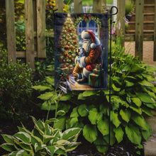 Load image into Gallery viewer, English Bulldog with Santa Garden Flag – Christmas Dog Yard Decor