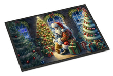 Load image into Gallery viewer, English Bulldog and Santa Claus Doormat-24x36 Indoor / Outdoor Rug | Made in USA