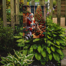 Load image into Gallery viewer, Cairn Terrier with Santa Garden Flag – Christmas Dog Yard Decor