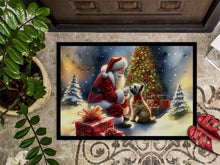 Load image into Gallery viewer, Cairn Terrier and Santa Claus Doormat-24x36 Indoor / Outdoor Rug | Made in USA