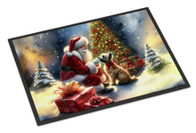 Load image into Gallery viewer, Cairn Terrier and Santa Claus Doormat - 18X27 Indoor / Outdoor Rug | Made in USA