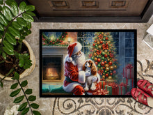Load image into Gallery viewer, Cavalier Spaniel and Santa Claus Doormat - 18X27 Indoor / Outdoor Rug | Made in USA