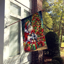 Load image into Gallery viewer, Cavalier Spaniel and Santa Claus House Flag