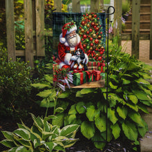 Load image into Gallery viewer, Cavalier Spaniel with Santa Garden Flag – Christmas Dog Yard Decor