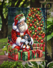 Load image into Gallery viewer, Cavalier Spaniel with Santa Garden Flag – Christmas Dog Yard Decor